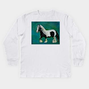 Gypsy Vanner Paint Kids Long Sleeve T-Shirt